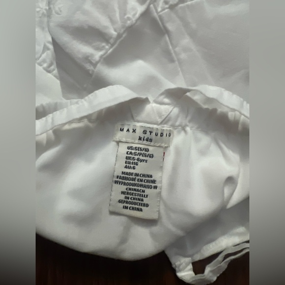 Max Studio Kids Lace White Dress Size Small (5/6 months) - Picture 5 of 6
